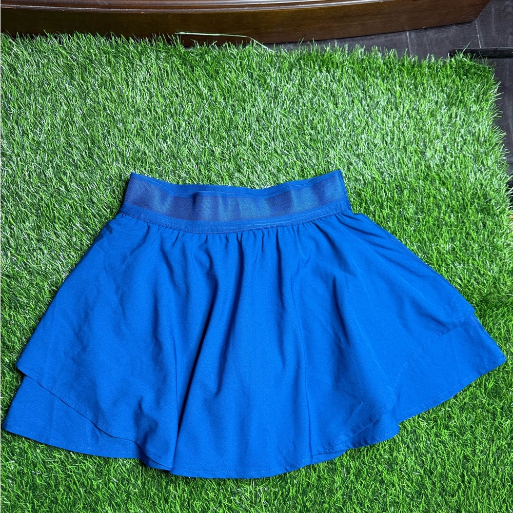 90 Degree By Reflex Vibrant Blue Skater Skirt